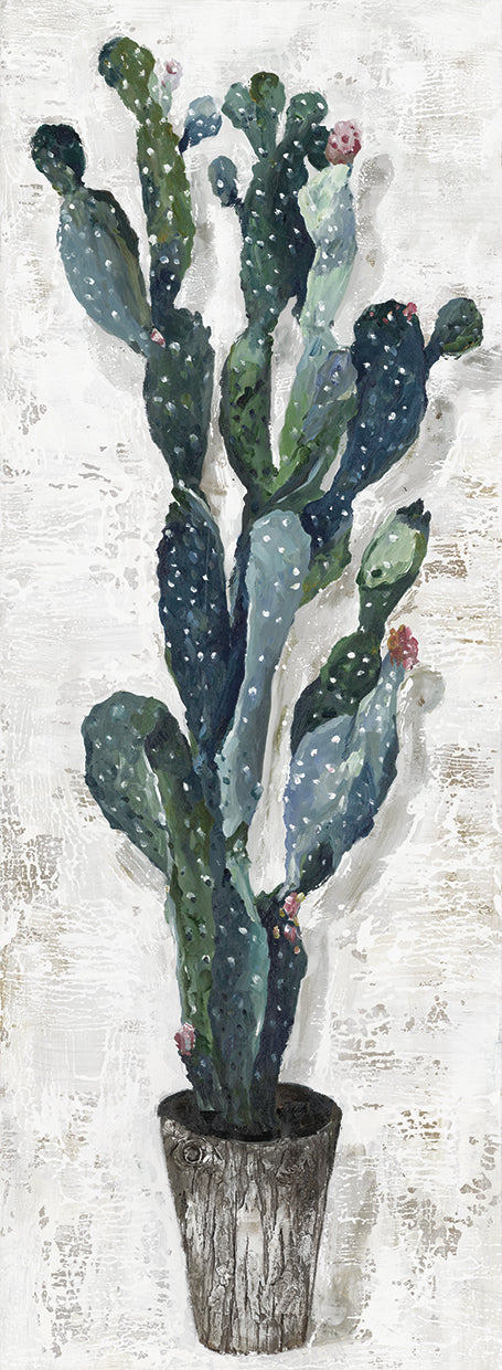 Cactus Profile I Light Canvas Print