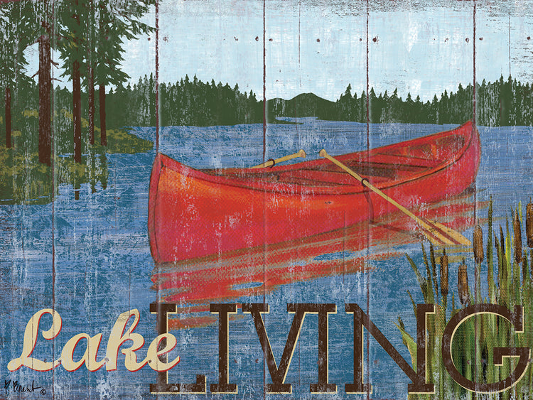 Lago que vive horizontal Lienzo