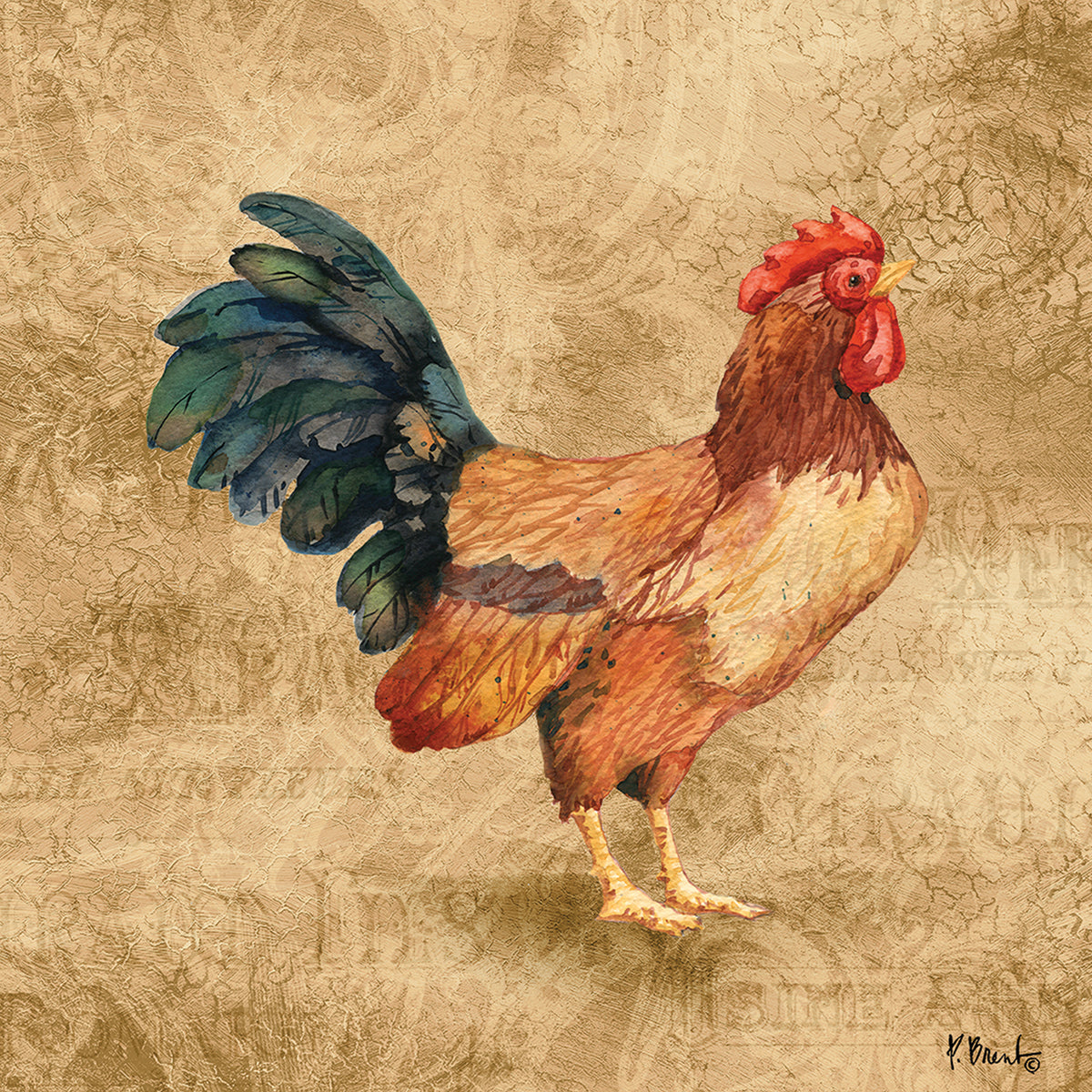 French Countryside Rooster III