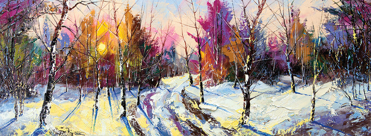 Wooden Winter Sunset