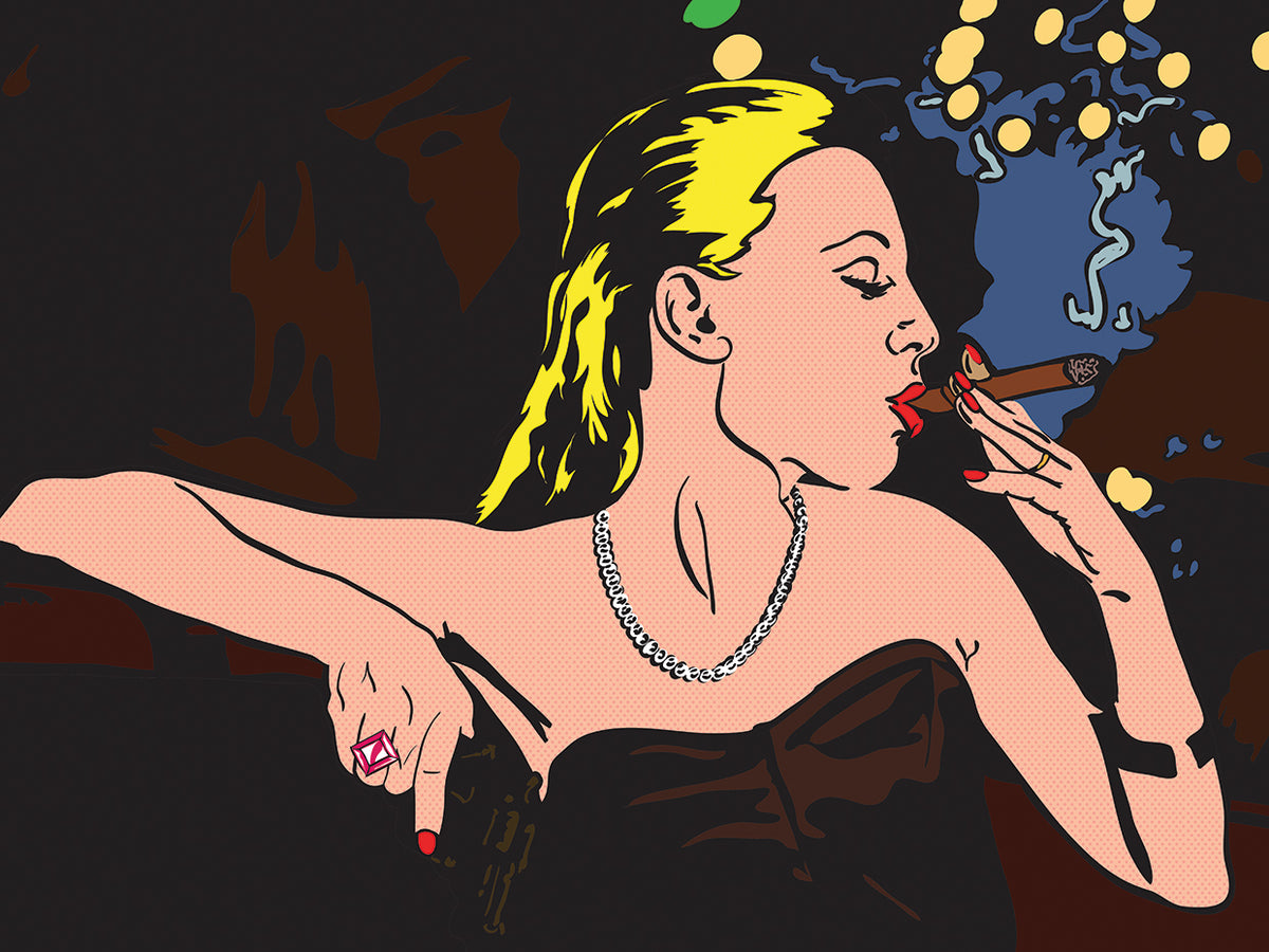The Cigar Smoking Woman