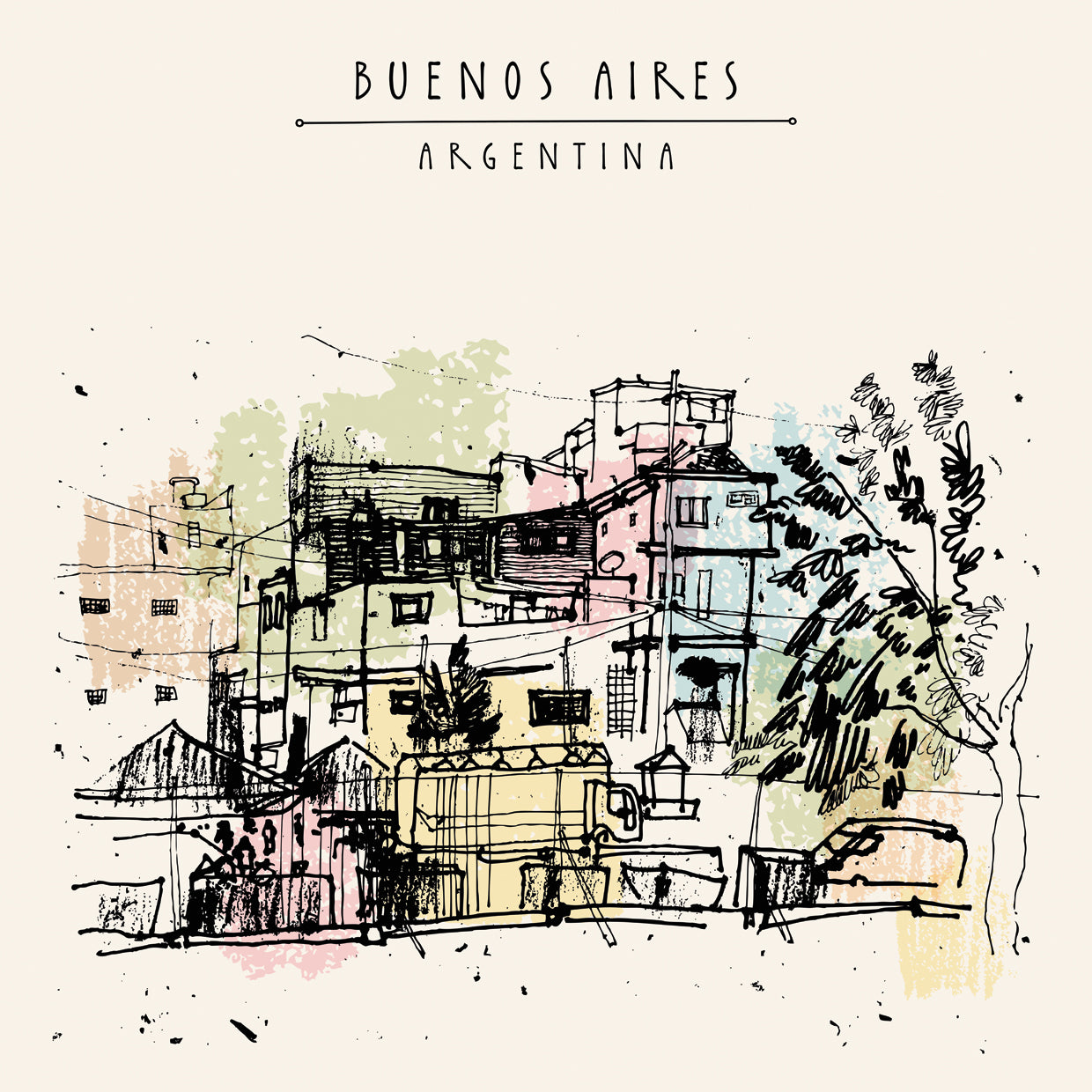 buenos aires Lienzo