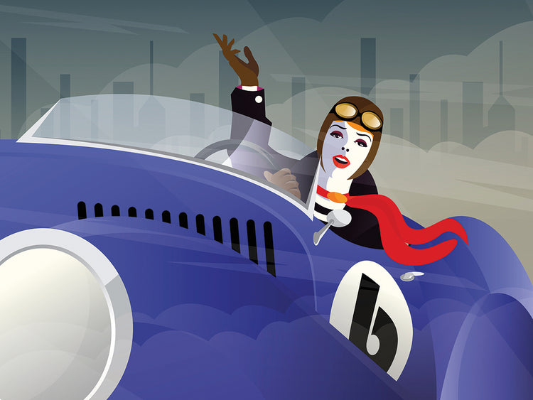 She's An Art Deco Racer