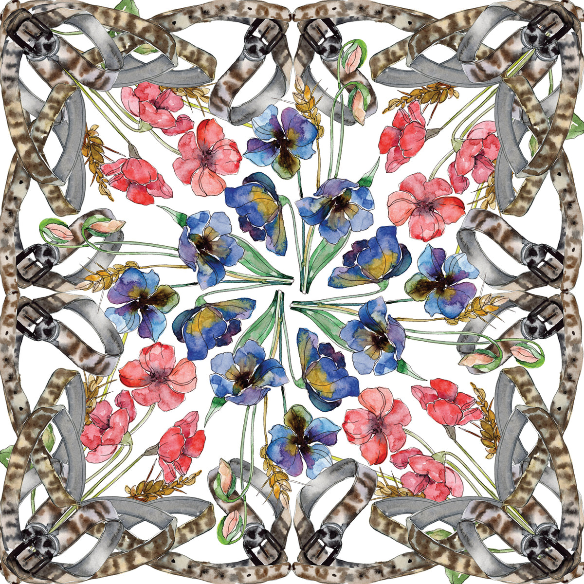 Flowers Strapped Together