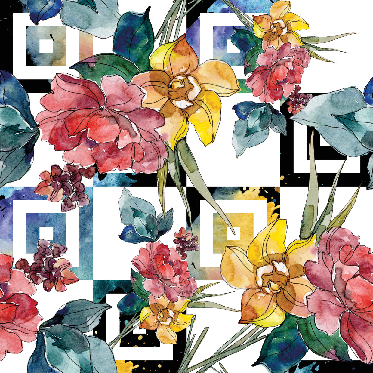 Colorful Flower Pattern