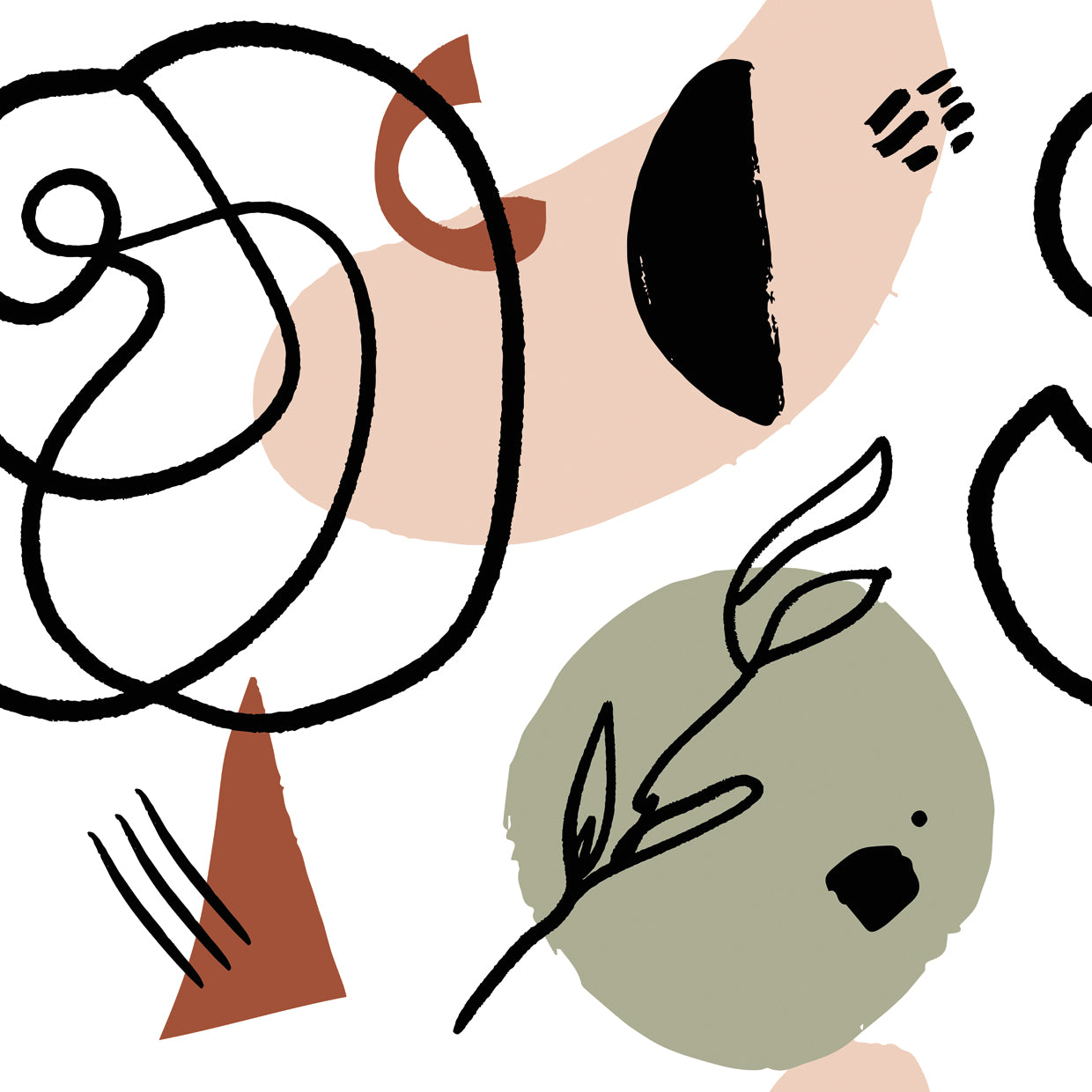 Abstract Nature Doodle