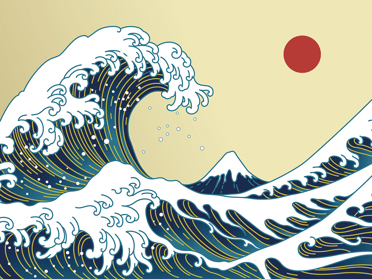 Big Asian Ocean Wave