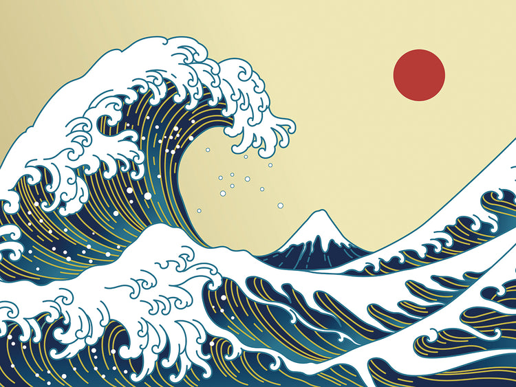 Big Asian Ocean Wave