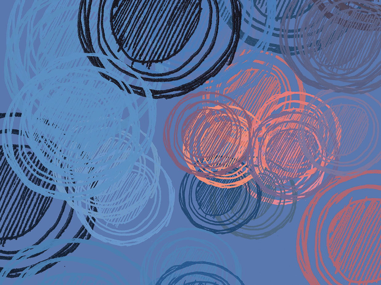 Blue Grunge Background