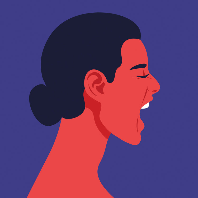 Profile of the Screaming Girl