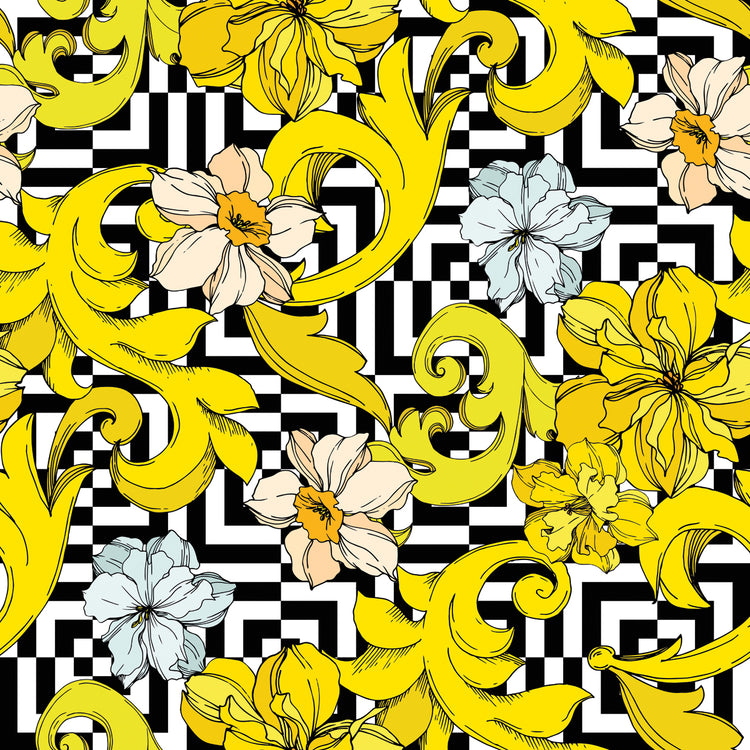 Fondo abstracto de flores Lienzo
