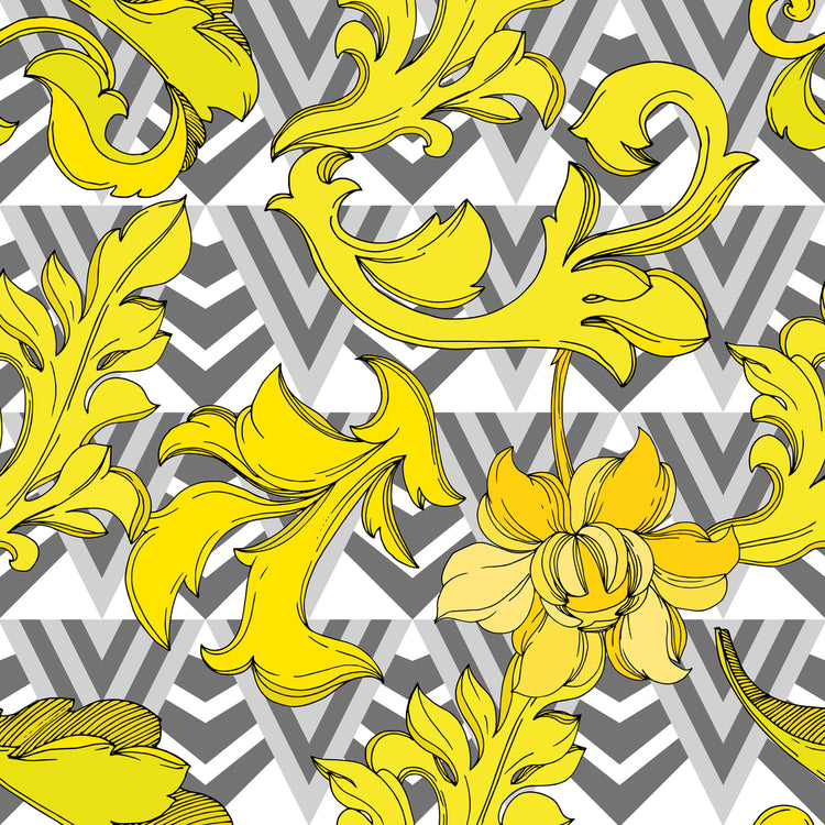 Yellow Flower Pattern
