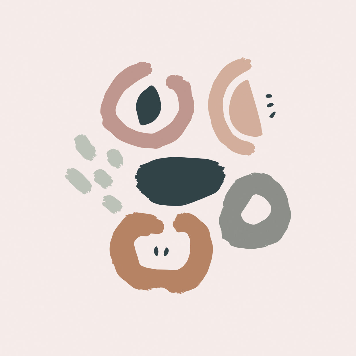 Abstract Doodle Shapes 2