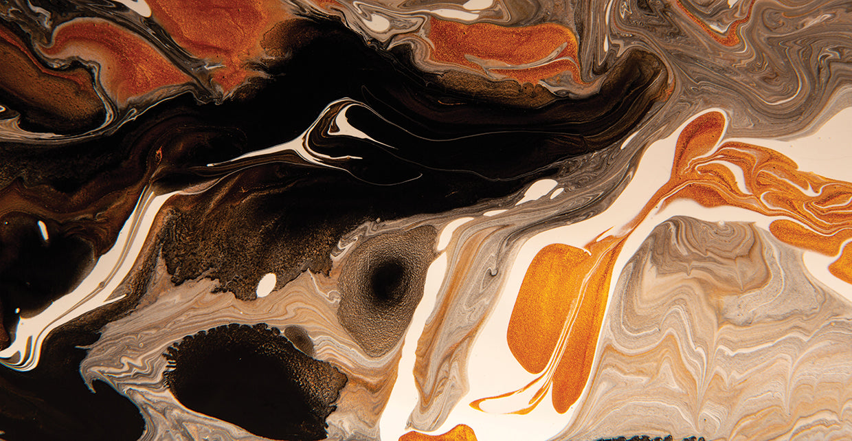 Abstract Brown and Orange