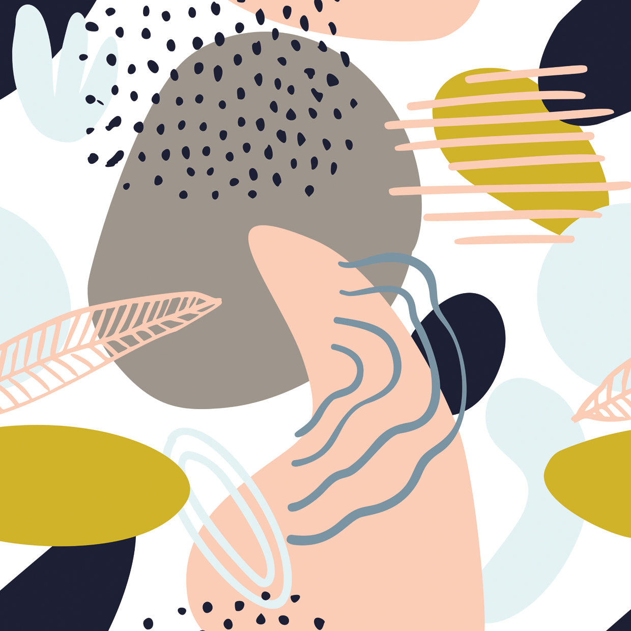 Abstract Shapes Pattern