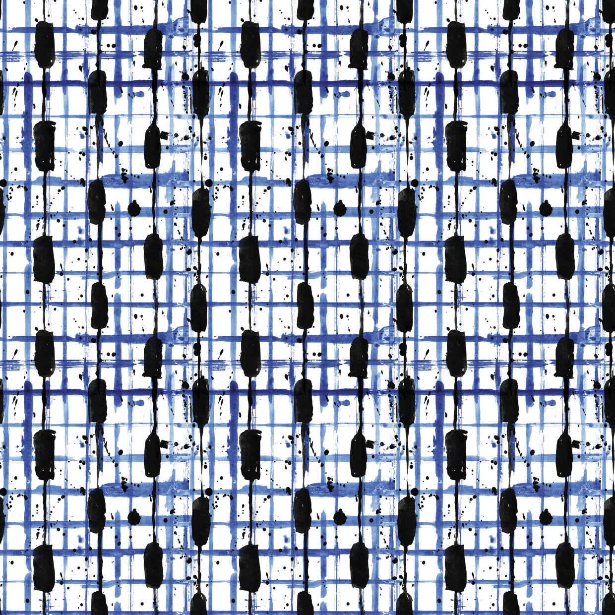 Blue Cross Pattern
