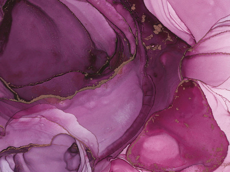 Purple Petals in Abstract