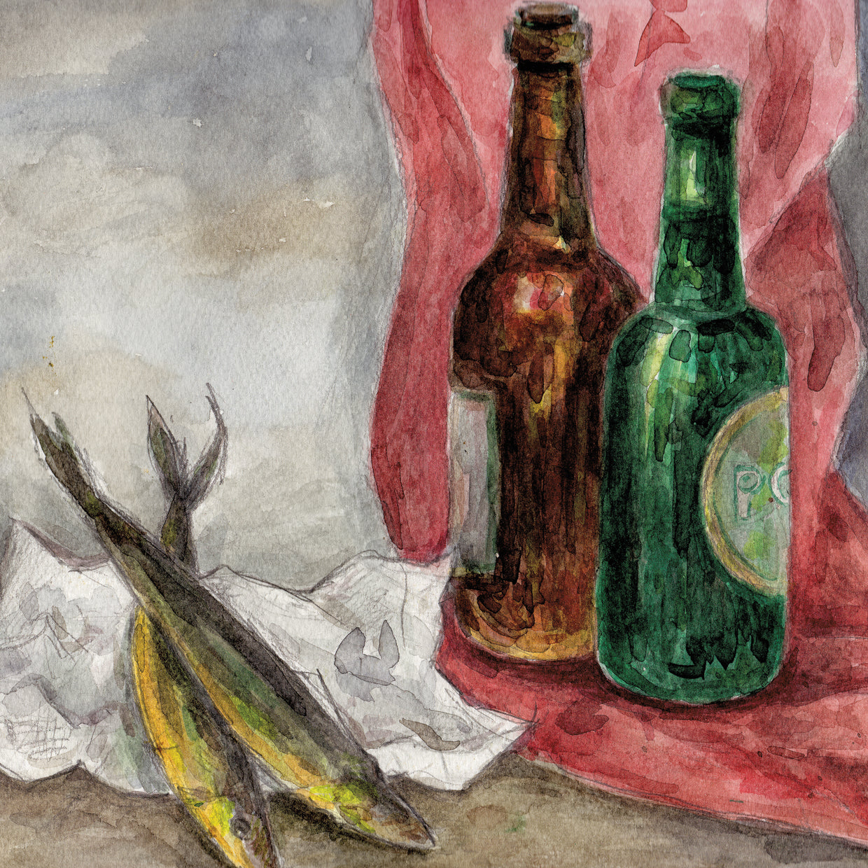 Beer Bottle Still Life