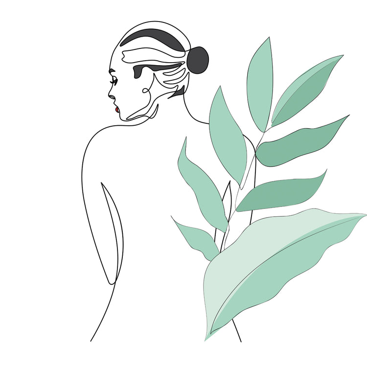 Minimalist Woman in Green 3