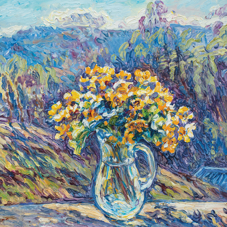 Yellow Flowers in the Forest