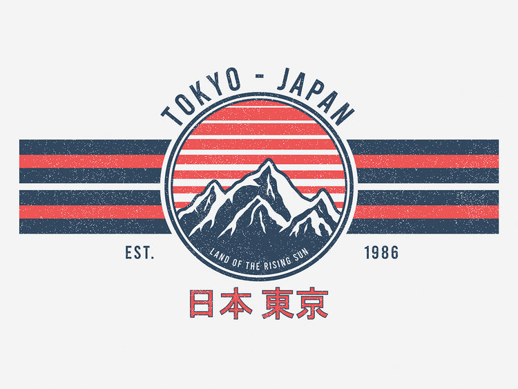 Diseño de camiseta de Tokio Lienzo