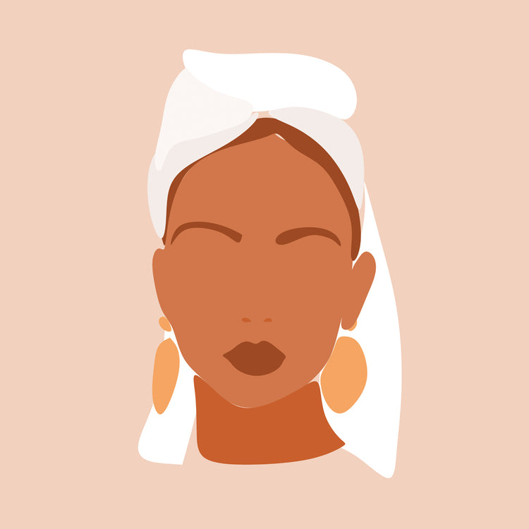 Boho Girl With Headscarf
