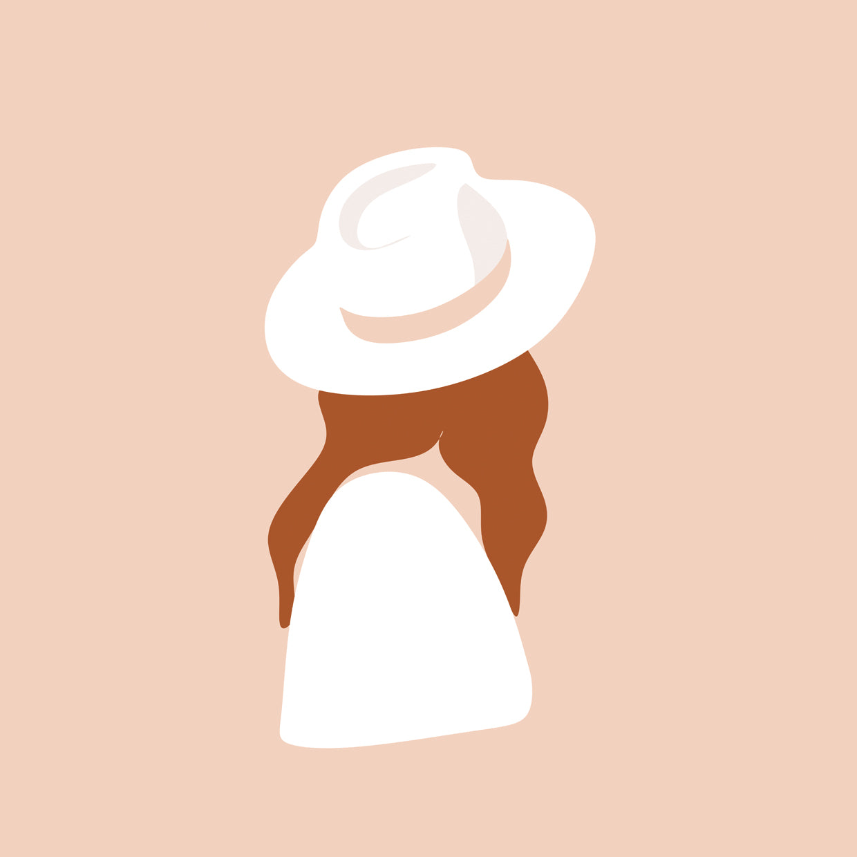 Boho Girl With Tophat