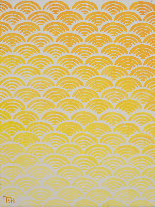 Sun Pattern Canvas Print
