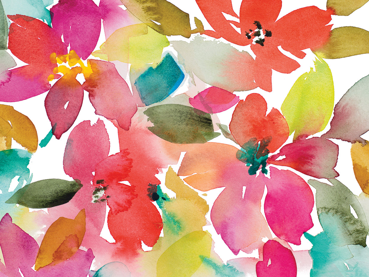 Contemporary Red Blooms