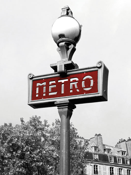 Metro in Paris (Red)