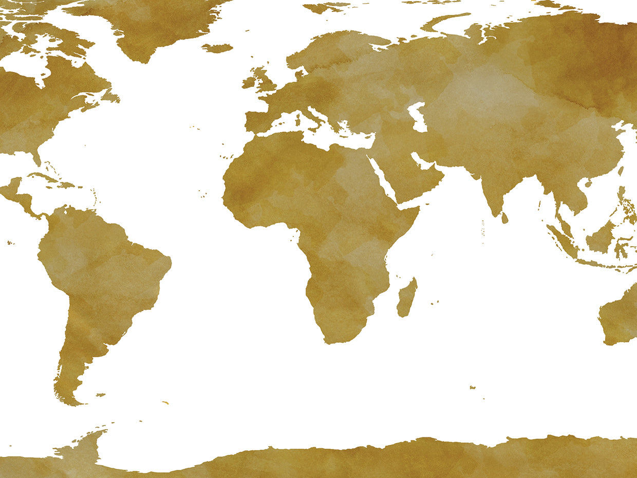 World Map Collection Gold