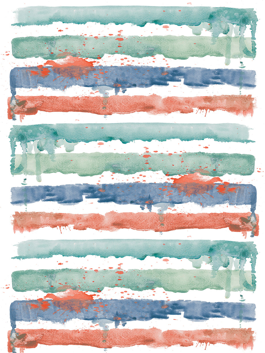 Fashion Watercolor Stripes
