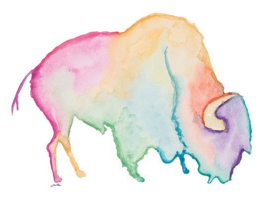 Watercolor Ox