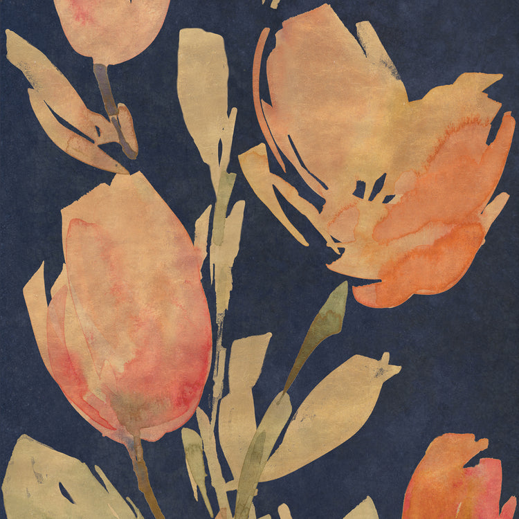 Dark Orange Tulips I