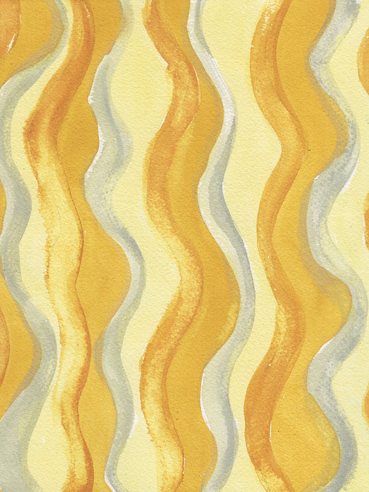 Yellow and Gray Waves