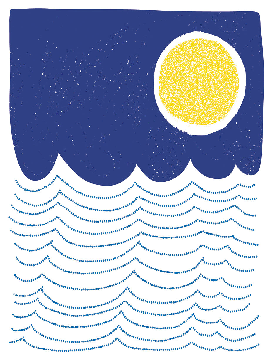 Blue and Yellow Mod Circles II