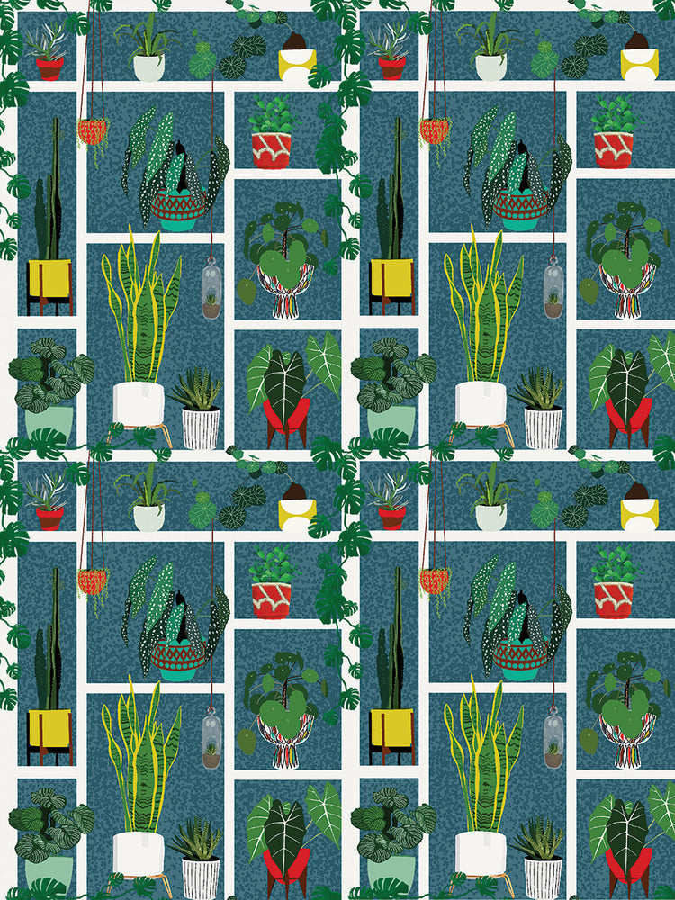 Plant Living Modular Pattern