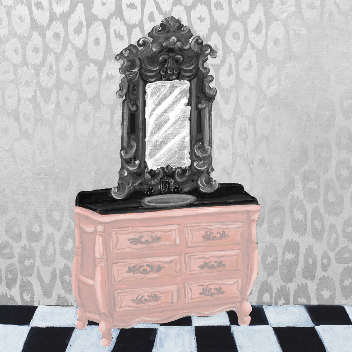 Rose Gold Bath I