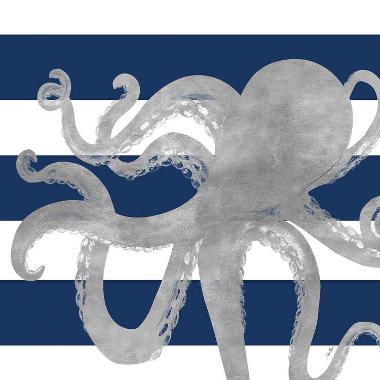 Silver Coastal on Blue Stripe II