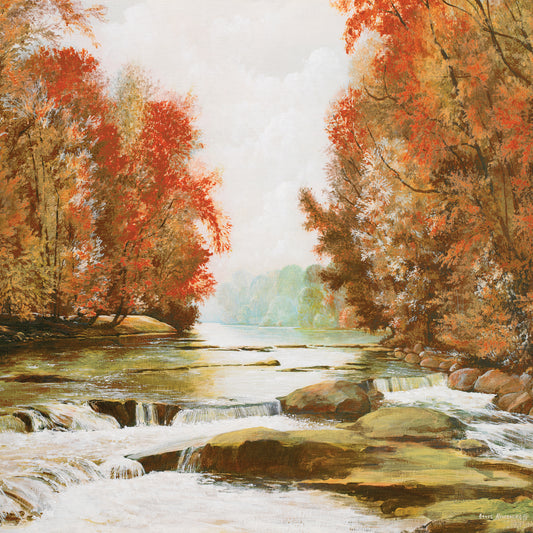 Autumn at Firemen's Park Canvas Print