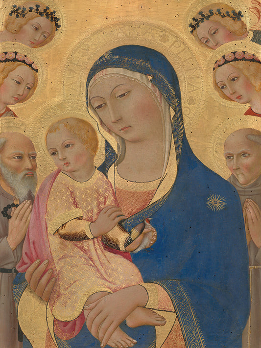 Madonna and Child with Saint Jerome, Saint Bernardino, and Angels, c. 1460/1470