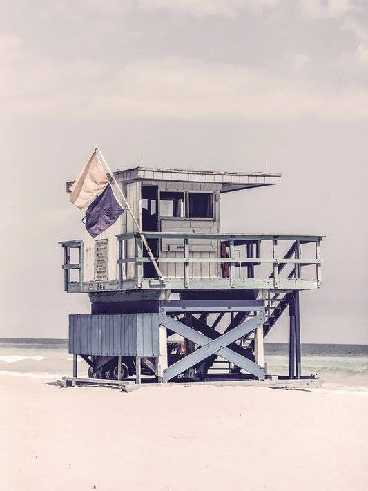 Miami Beach Lifeguard Tower Canvas Print