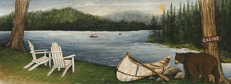 Oso de Northwoods Lienzo
