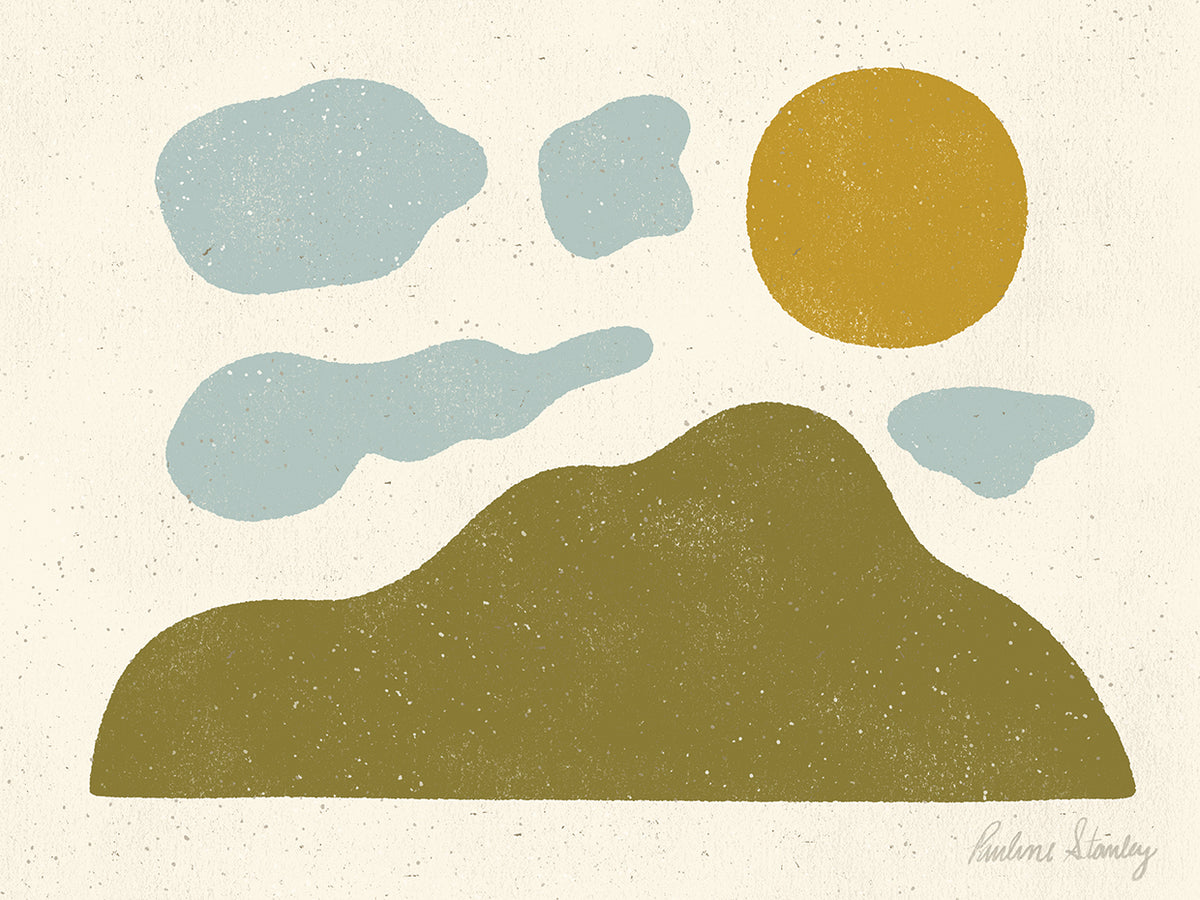 Mountain Clouds Sun