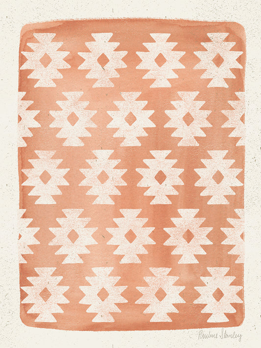 Southwestern Pattern Pink Canvas Print