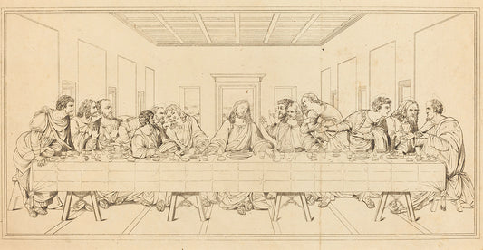 The Last Supper, probably 19th century Canvas Print