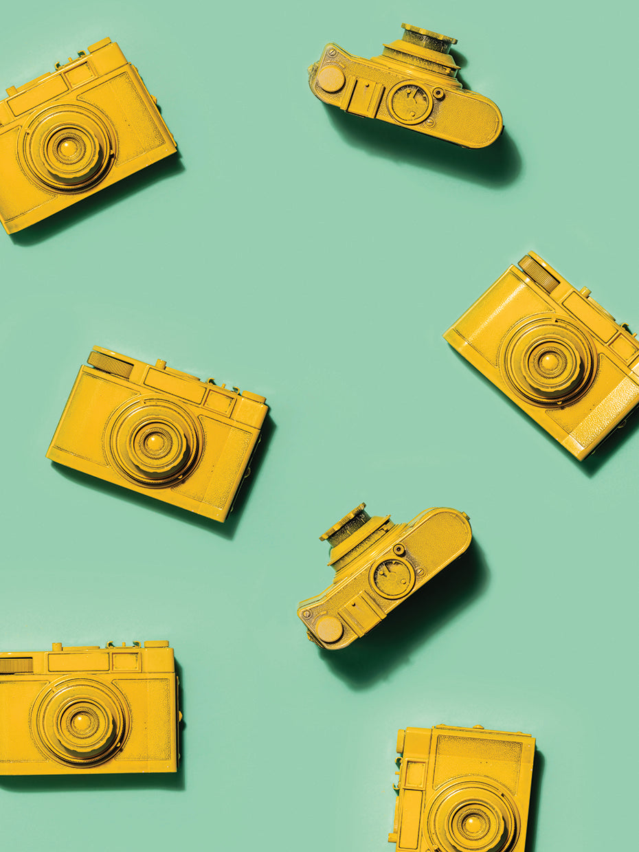 Technology Yellow Camera Pop Art II