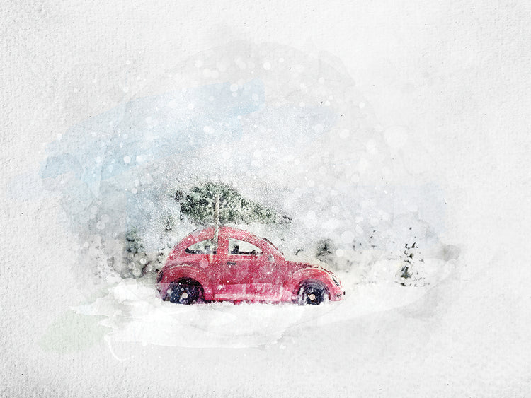 Christmas Globe Watercolor