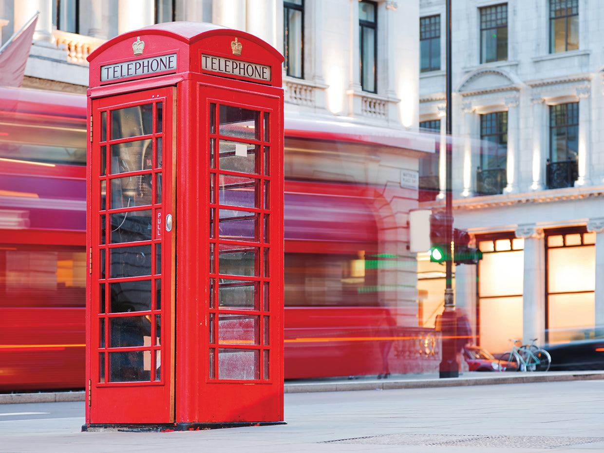 Cabina telefónica roja de Londres Lienzo
