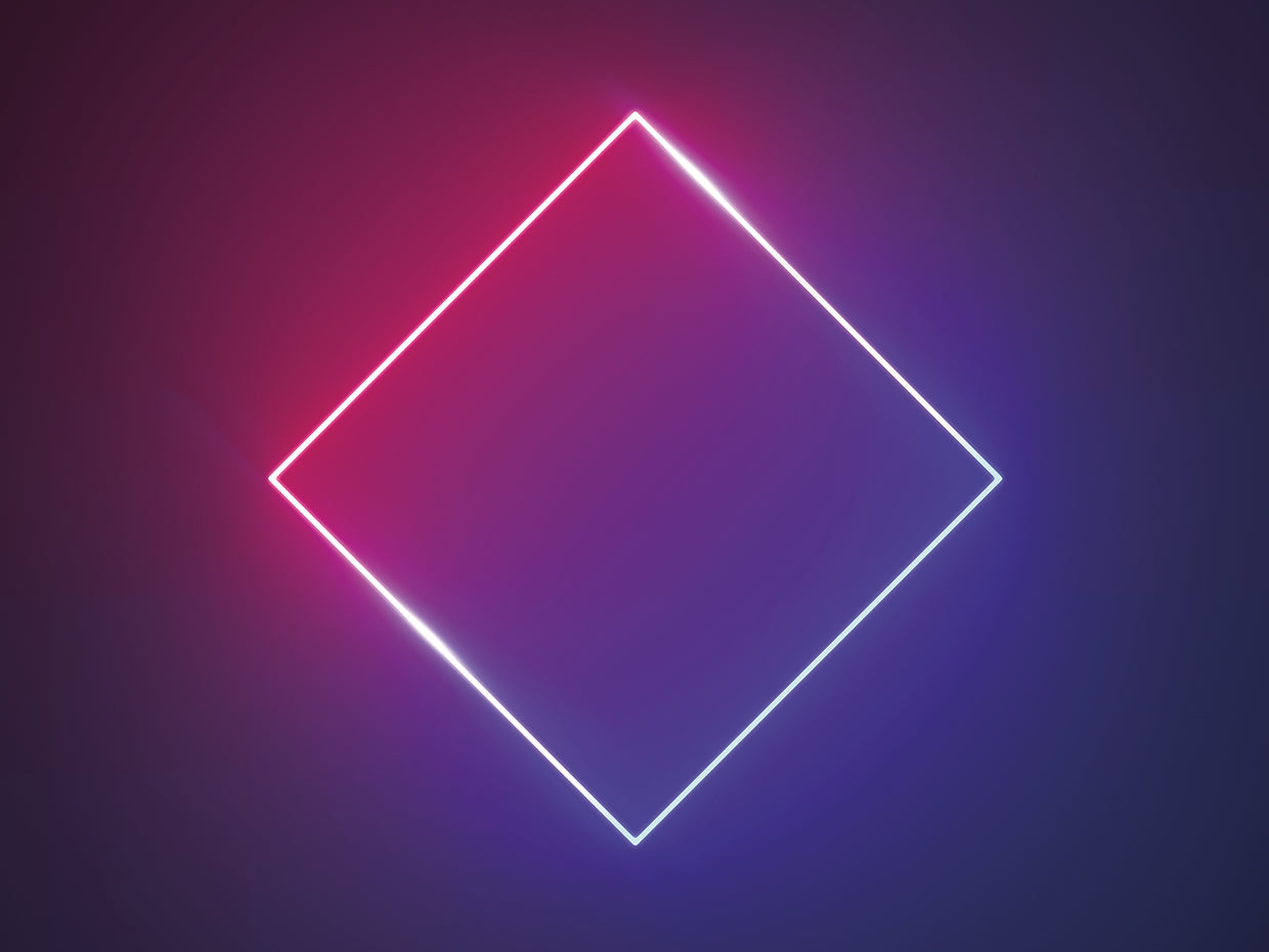 Paisaje Neon III Lienzo